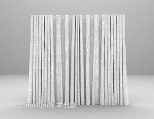 Side Collapsed Curtain Free 3d Model - .3ds, .Gsm - Open3dModel