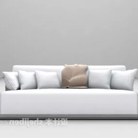 Simple Modern Fabric Sofa 3d model