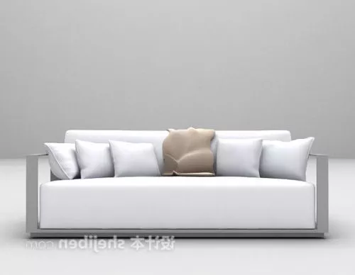 Simple Modern Fabric Sofa 3d model Simple Modern Fabric Sofa 3d model