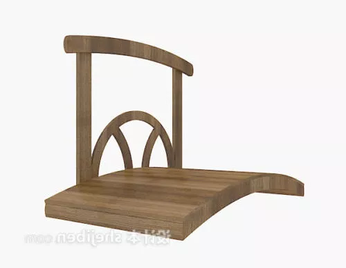 Simple Wood Bridge 3d model Simple Wood Bridge 3d model
