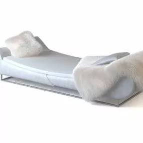 Single Sofa Bed 3d model