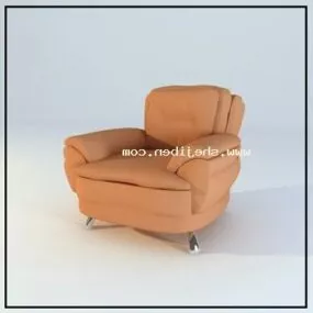 Upholstered Sofa Armchair 3d model