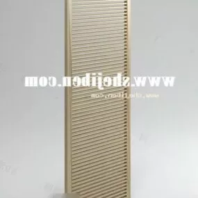 Single Slide Door 3d model