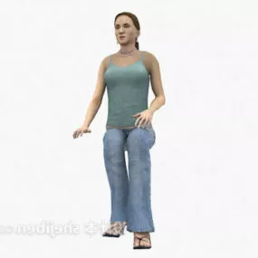 Sitting Woman 3d model