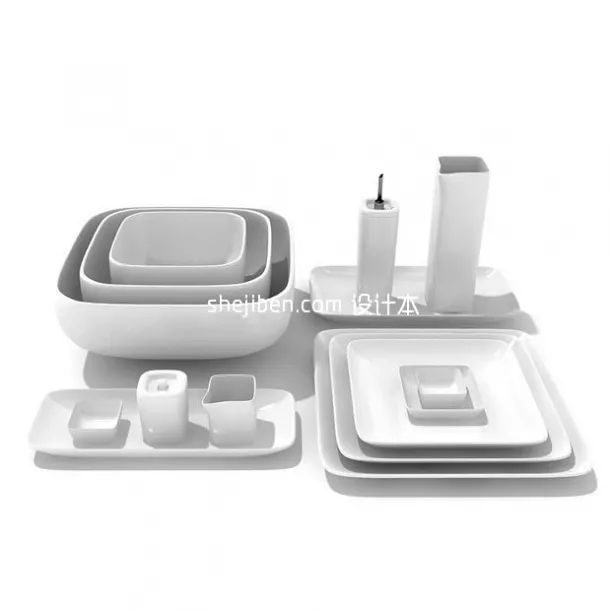 Small Apartment Kitchen With Furniture 3d model