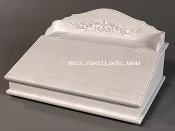 Old Bed With Carpet And Antique Daybed 3d model