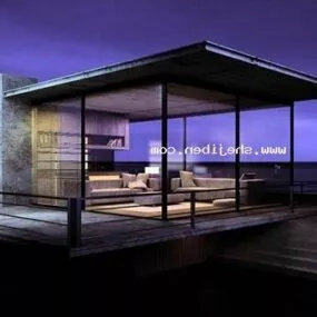 Small Villa Building 3d model