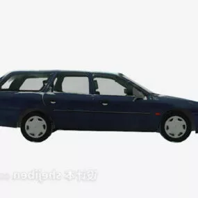 Snowy Car 3d model