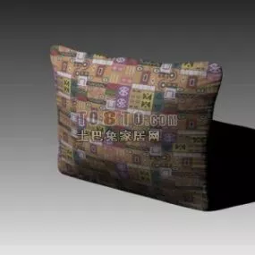 Vintage Cushion Sofa 3d model
