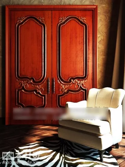 Coffee Armchair Fjord 3d model