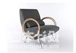 Armchair With Shelf Combine 3d model