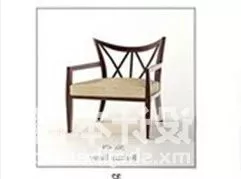 Minimalist Lines Armchair 3d model