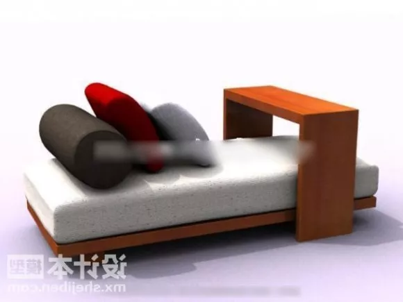 Sofa Lounge Chair With Pillow 3d model Sofa Lounge Chair With Pillow 3d model