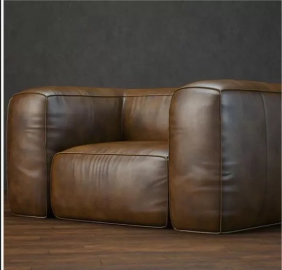 Modern Sofa Leather For Living Room 3d model Modern Sofa Leather For Living Room 3d model