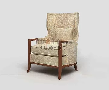 Wheels Desk Chair Office Furniture 3d model