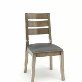 Solid Wood Seat Restaurant Furniture 3d model