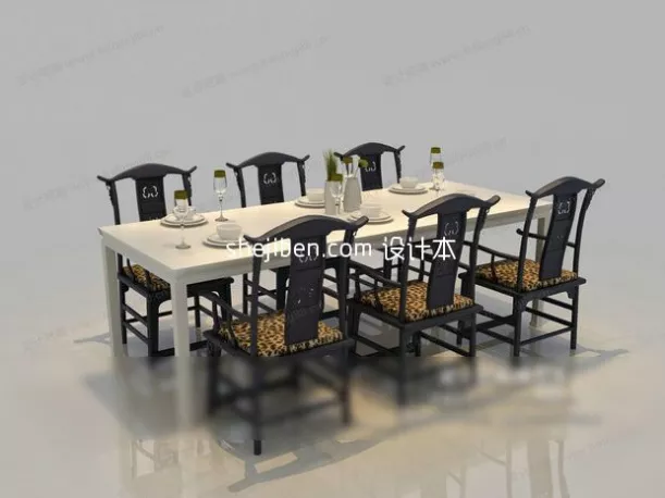 Swivel Desk Chair Red Color 3d model