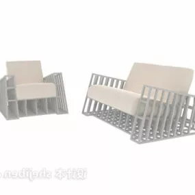 Solid Wood Sofa Frames 3d model