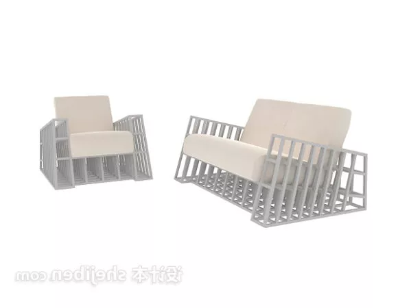 Solid Wood Sofa Frames 3d model Solid Wood Sofa Frames 3d model
