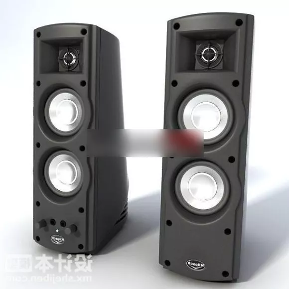 Logitech Speaker V1 3d model Logitech Speaker V1 3d model
