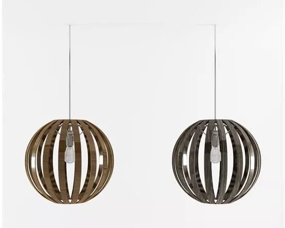 Art Deco Chandelier Fixtures 3d model