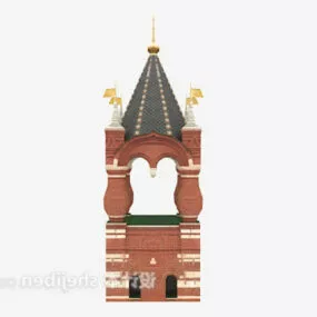 Spire Ancient Building 3d model