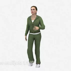 Sports Woman 3d model