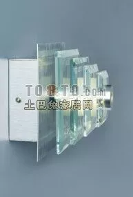 Glass Spotlight Wall Lamp 3d model