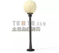 Sphere Bulb Light 3d model