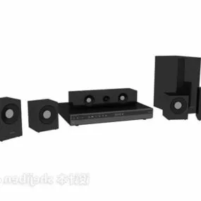 Speaker Stereo System 3d model