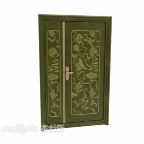 Stainless Steel Anti Theft Door 3d model