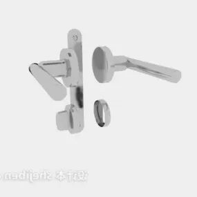Stainless Steel Door Lock 3d model