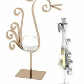 Stainless Steel Ornament Decorative 3d model