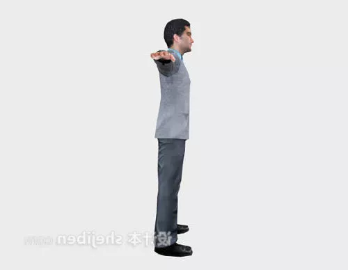 Standing Man Character 3d model Standing Man Character 3d model
