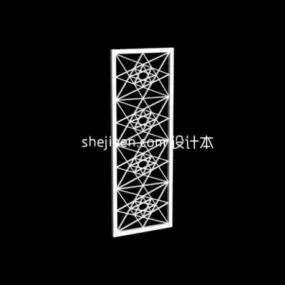 Star Shaped Partition 3d model