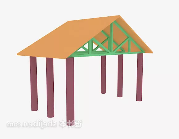 Central Station Building 3d model
