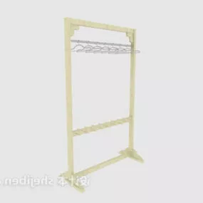 Steel Store Hanger 3d model