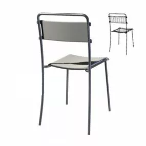 Student Chair Tube Frame 3d model