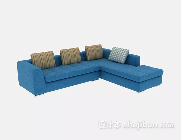 Sofa Vb Curved Edge 3d model