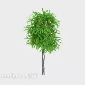 Lowpoly Summer Tree 3d model