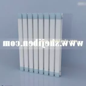 Aluminum Radiator Rectangular Shape 3d model