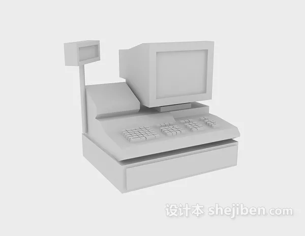 Gadget Device Aluminum Material 3d model