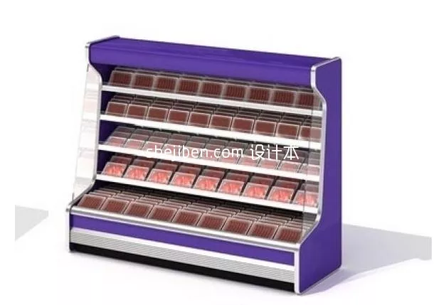 Salad In Plastic Box 3d model