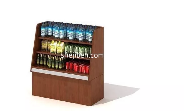 Filing Cabinet With Drawers Mdf 3d model