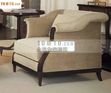 Sofa Curved Corner 3d model