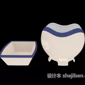 Bowl Ceramic V1 3d model