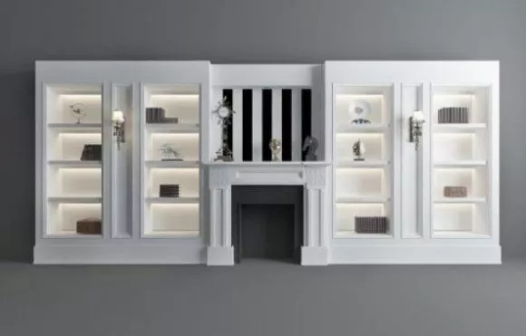 Tv Wall Combination Cabinet 3d model Tv Wall Combination Cabinet 3d model