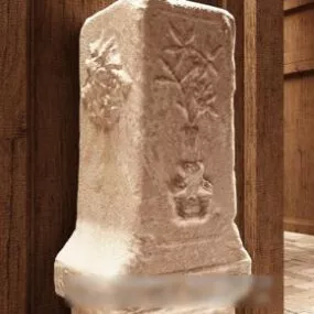 Stone Sculpture Decoration 3d model