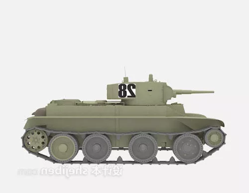 Missile Launcher Anti-tank Vehicle 3d model