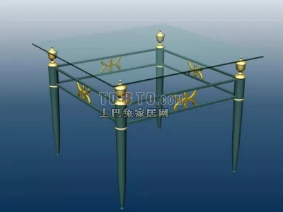 Modern Computer Work Desk 3d model